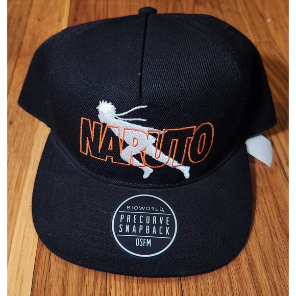 NARUTO RUN Shippuden Hat Adjustable Snapback - Black - Picture 1 of 3